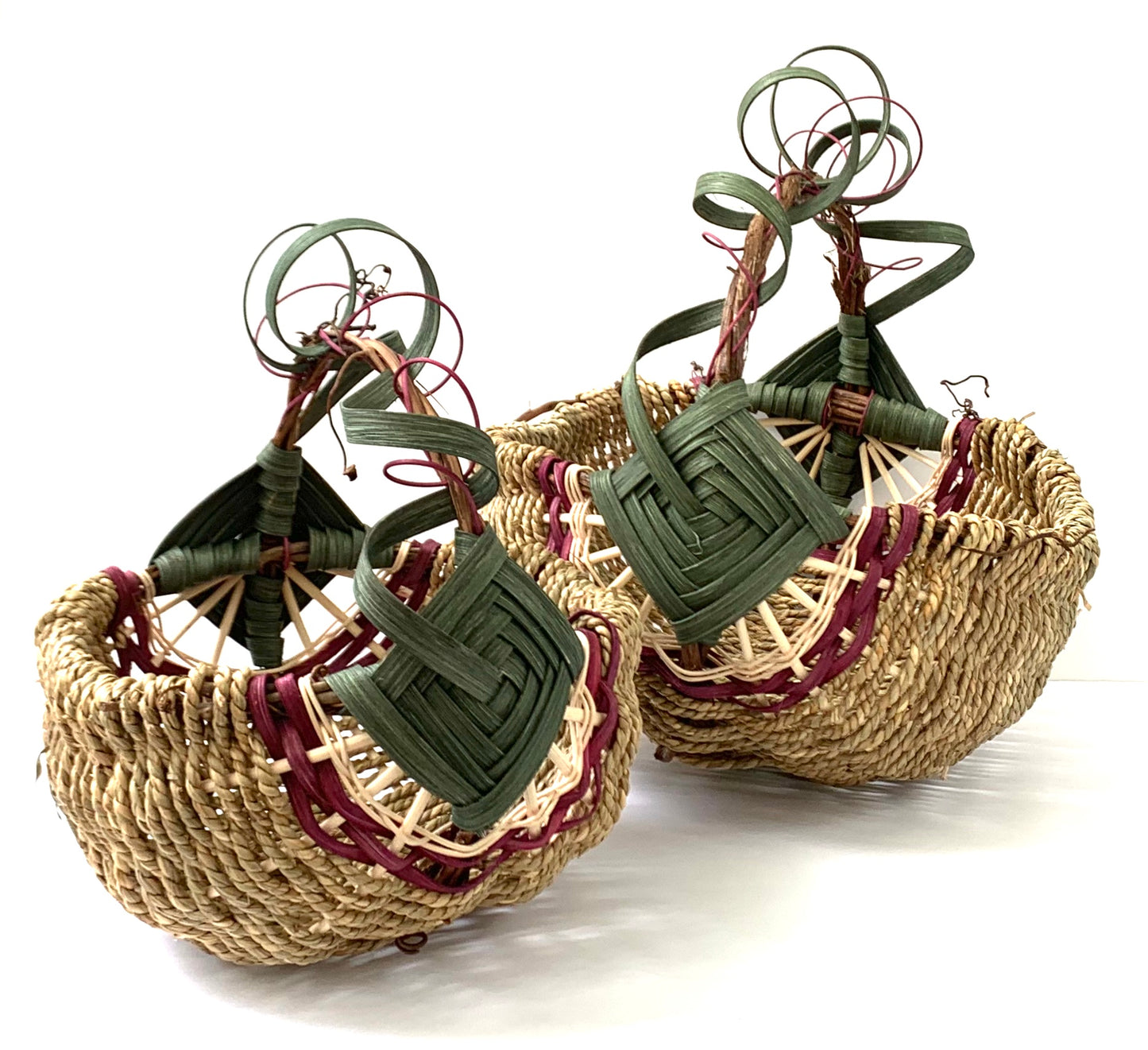 Grapevine Handle Basket