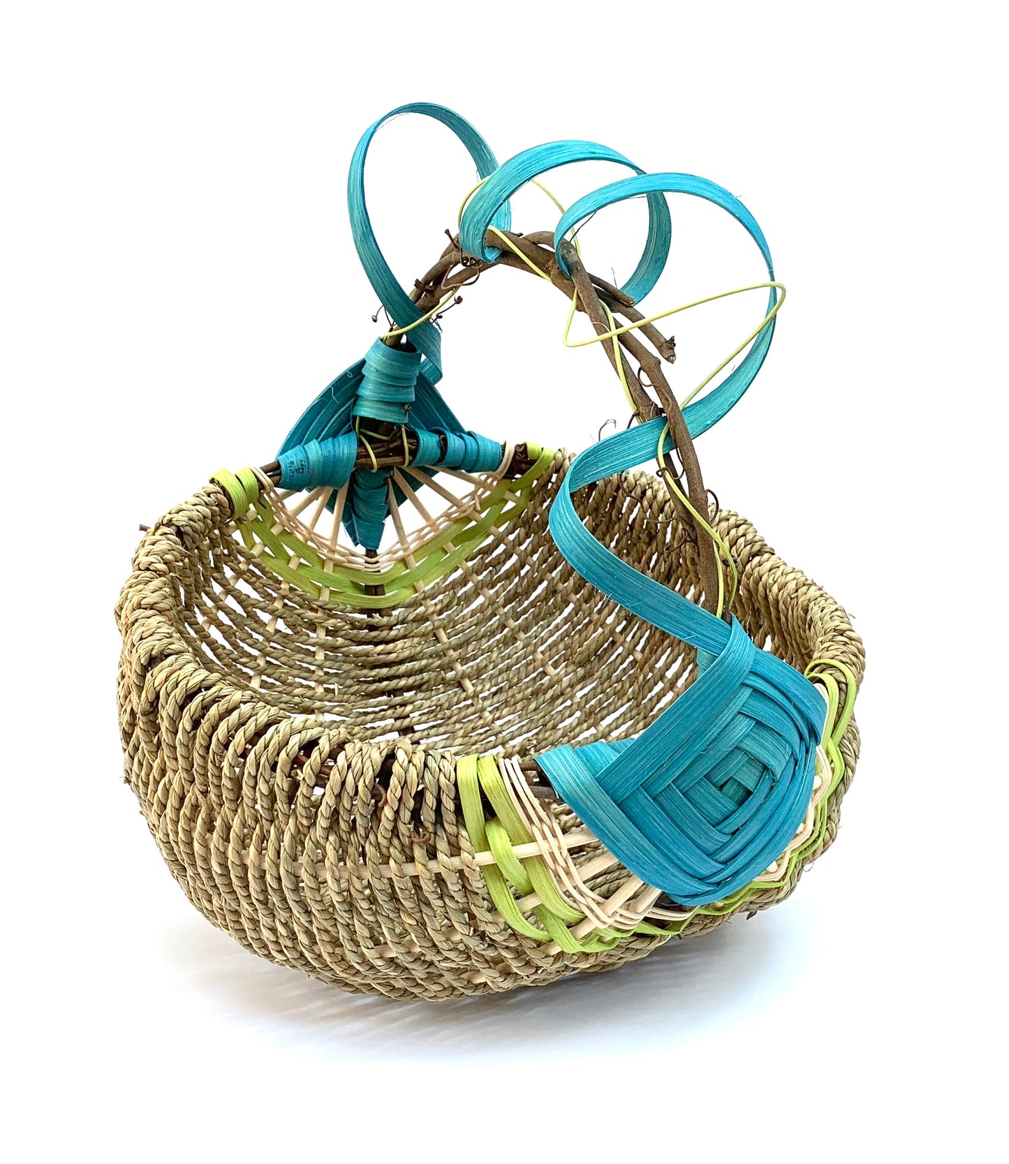 Grapevine Handle Basket