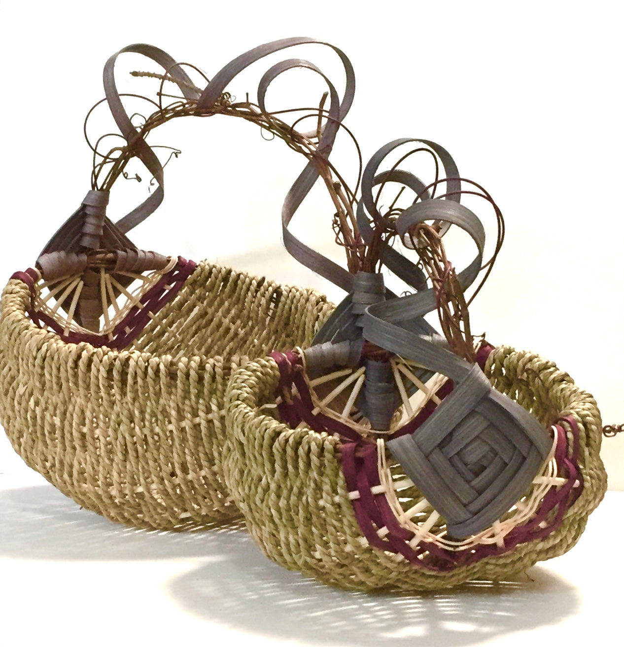 Grapevine Handle Basket