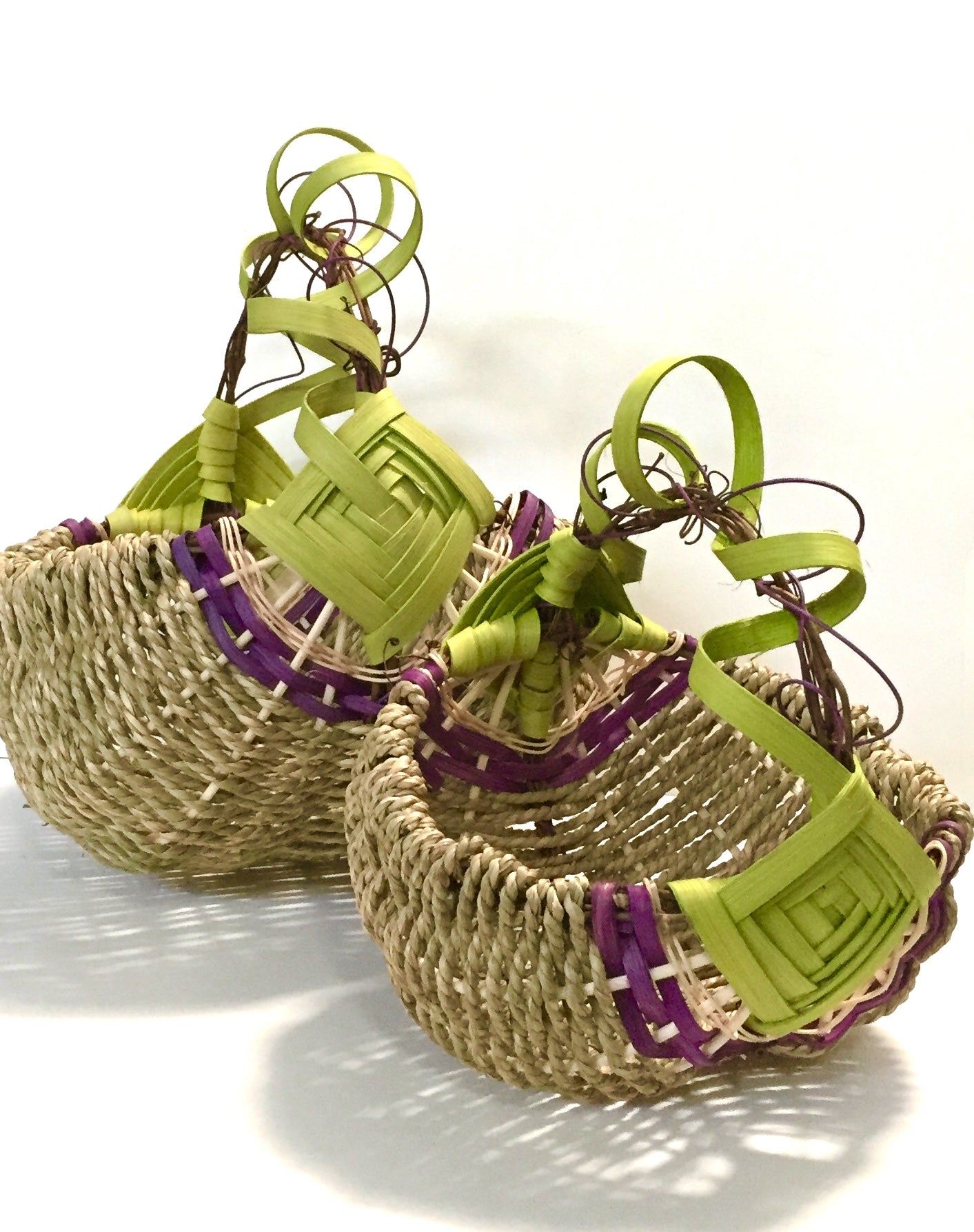 Grapevine Handle Basket