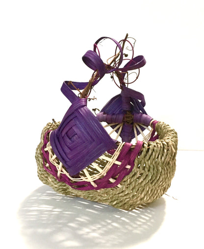 Grapevine Handle Basket