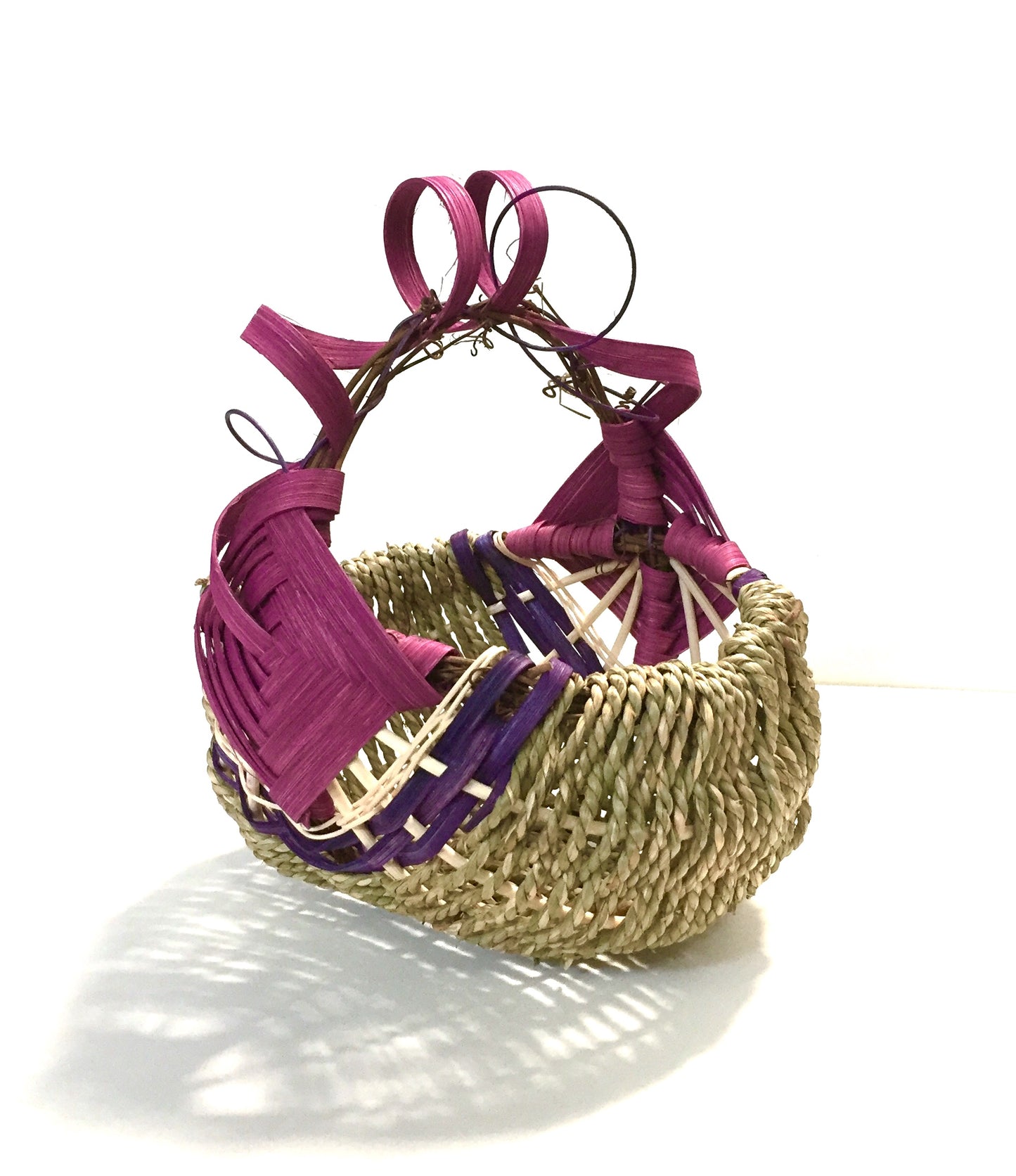 Grapevine Handle Basket